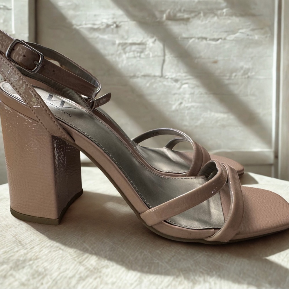 Worthington Blush Block Heel Sandals